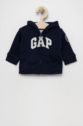 GAP bluza copii culoarea albastru marin, cu imprimeu