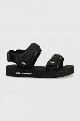 Karl Lagerfeld sandale Atlantik barbati, culoarea negru