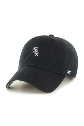 47brand șapcă Chicago White Sox culoarea negru, cu imprimeu