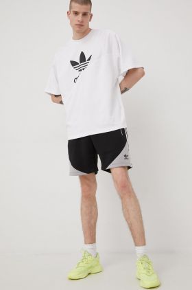 adidas Originals pantaloni scurti HC2091 barbati, culoarea negru