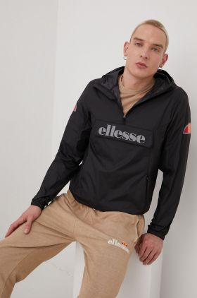 Ellesse geacă barbati, culoarea negru, de tranzitie SXG09906-BLACK