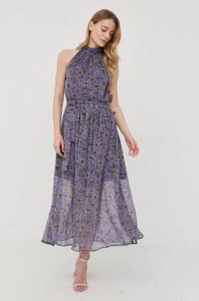 Morgan rochie culoarea violet, maxi, evazati