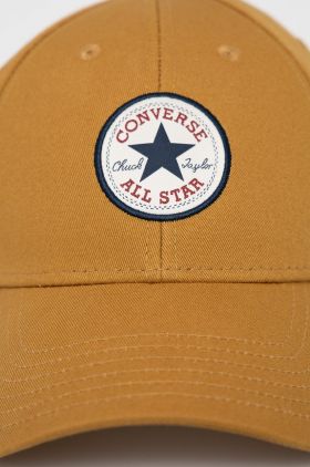 Converse caciula culoarea verde, cu imprimeu