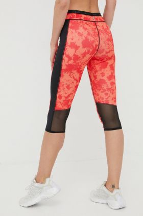 Diadora leggins de alergare Be One femei, culoarea portocaliu, modelator