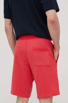 Superdry pantaloni scurti barbati, culoarea rosu