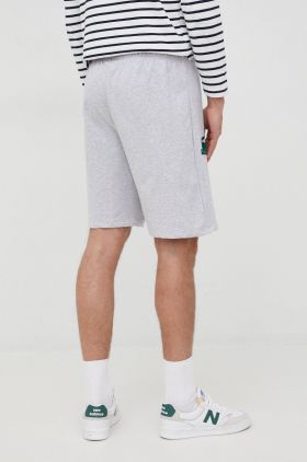 Lacoste pantaloni scurti barbati, culoarea gri, melanj