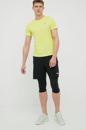 Diadora pantaloni scurți de alergare Be One barbati, culoarea negru