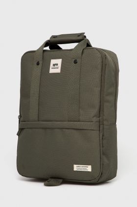 Lefrik rucsac barbati, culoarea verde, mare, neted