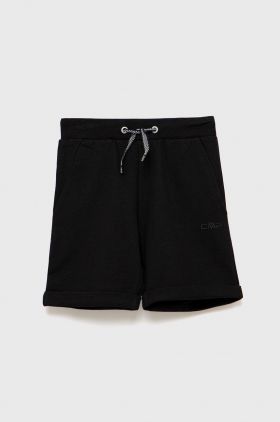 CMP pantaloni scurti copii culoarea negru, neted