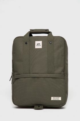 Lefrik rucsac barbati, culoarea verde, mare, neted