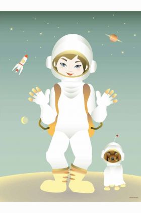 Vissevasse Poster The Astronaut 50x70 cm