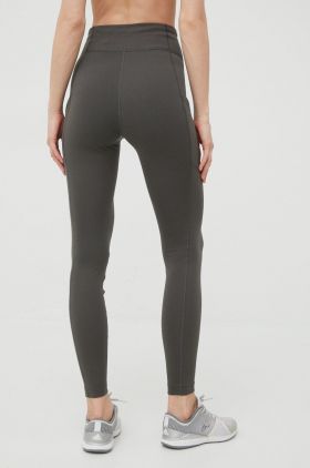 Houdini leggins sport Adventure femei, culoarea verde, neted