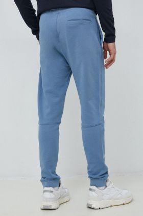 BOSS pantaloni de trening din bumbac CASUAL culoarea gri, uni 50468448