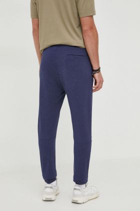 BOSS pantaloni de trening din bumbac CASUAL culoarea gri, uni 50468448