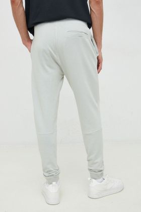 BOSS pantaloni de trening din bumbac CASUAL culoarea gri, uni 50468448
