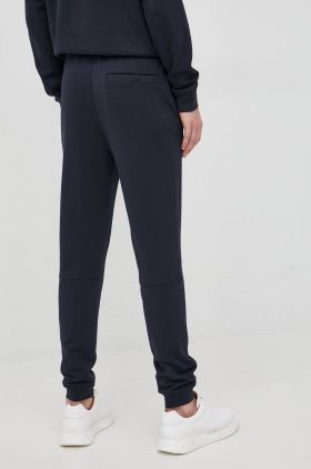 BOSS pantaloni de trening din bumbac CASUAL culoarea gri, uni 50468448