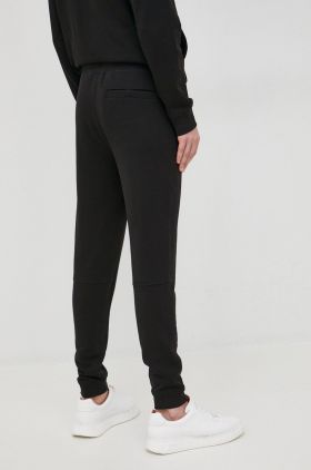BOSS pantaloni de trening din bumbac CASUAL culoarea gri, uni 50468448