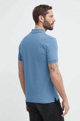 BOSS polo de bumbac culoarea roz, uni 50468301