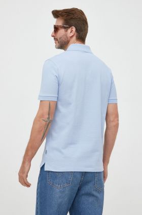 BOSS polo de bumbac culoarea roz, uni 50468301