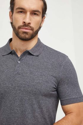 BOSS polo de bumbac culoarea roz, uni 50468301