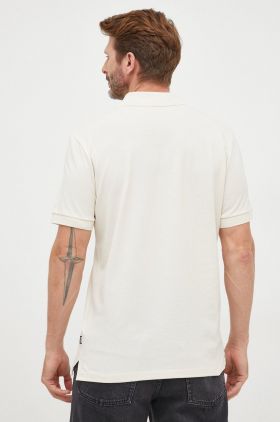 BOSS polo de bumbac culoarea roz, uni 50468301