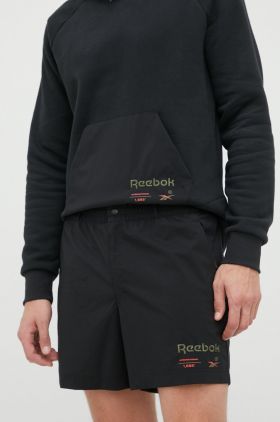 Reebok pantaloni scurti HA8759 barbati, culoarea negru