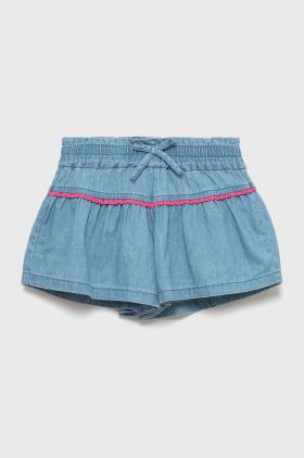 United Colors of Benetton pantaloni scurți din bumbac pentru copii neted
