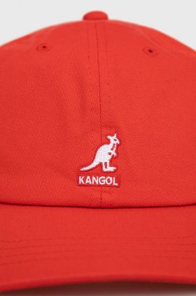 Kangol șapcă din bumbac culoarea roșu, cu imprimeu K5165HT.CG637-CG637