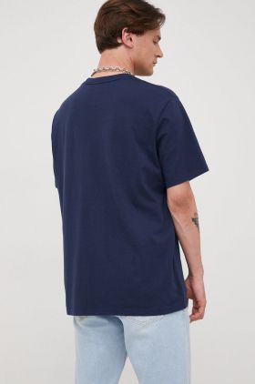 Levi's tricou din bumbac culoarea albastru marin, cu imprimeu