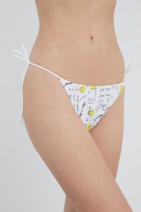 Desigual chiloti de baie culoarea alb