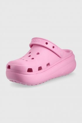 Crocs slapi copii culoarea violet