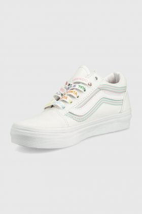 Vans tenisi copii culoarea alb