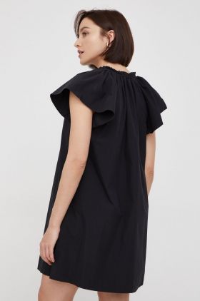 GAP rochie culoarea negru, mini, drept