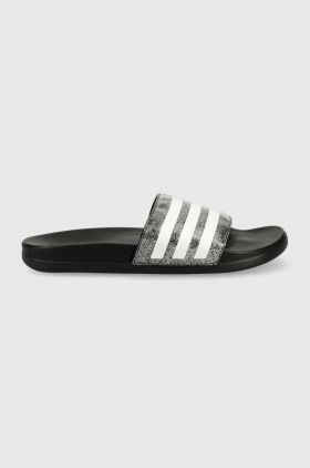 adidas slapi copii FY8836 culoarea negru