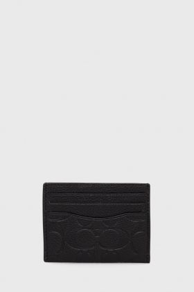 Coach carcasa din piele barbati, culoarea negru