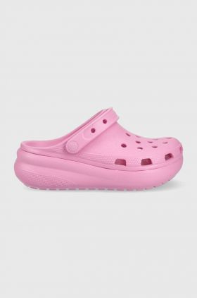 Crocs slapi copii culoarea violet