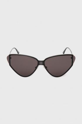 Balenciaga ochelari de soare femei, culoarea negru