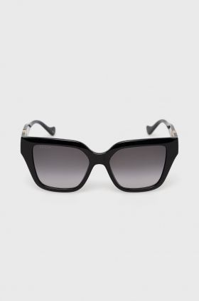 Gucci ochelari de soare femei, culoarea negru