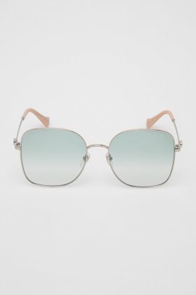 Gucci ochelari de soare femei, culoarea argintiu