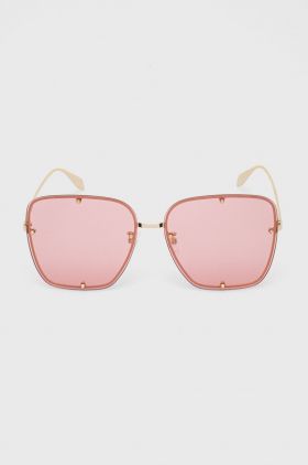 Alexander McQueen ochelari de soare femei, culoarea roz