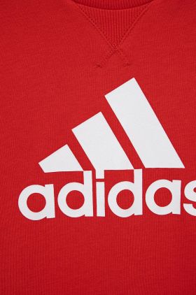 adidas Performance bluza copii culoarea rosu, cu imprimeu