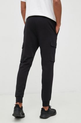 adidas Performance pantaloni de trening bărbați, culoarea negru, uni HL2226