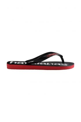 Havaianas slapi Top Logomania culoarea rosu