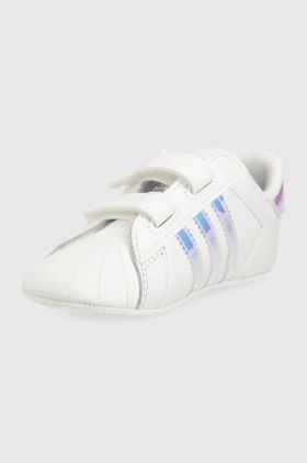 adidas Originals sneakers pentru copii Superstar culoarea alb