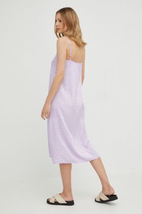 Answear Lab rochie culoarea violet, midi, drept