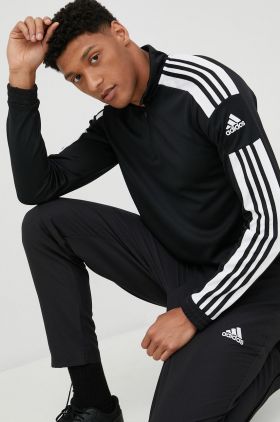 adidas Performance hanorac de antrenament Squadra 21 bărbați, culoarea negru, cu imprimeu  GK9562