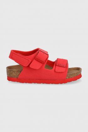 Birkenstock sandale copii culoarea rosu