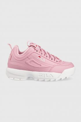 Fila sneakers pentru copii culoarea roz