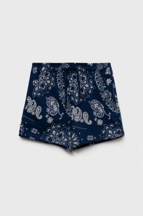 GAP pantaloni scurti copii culoarea albastru marin, talie reglabila