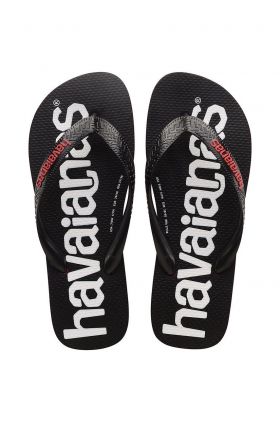 Havaianas slapi Top Logomania culoarea rosu